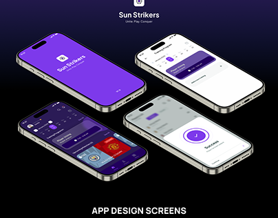 Sun Strikers - App Screens