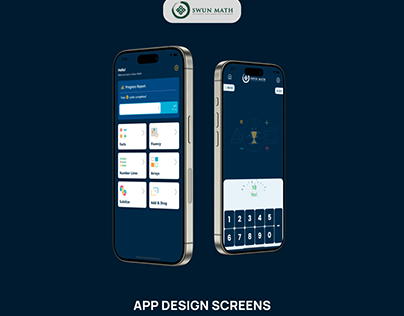 Swunmath - App UI Screens